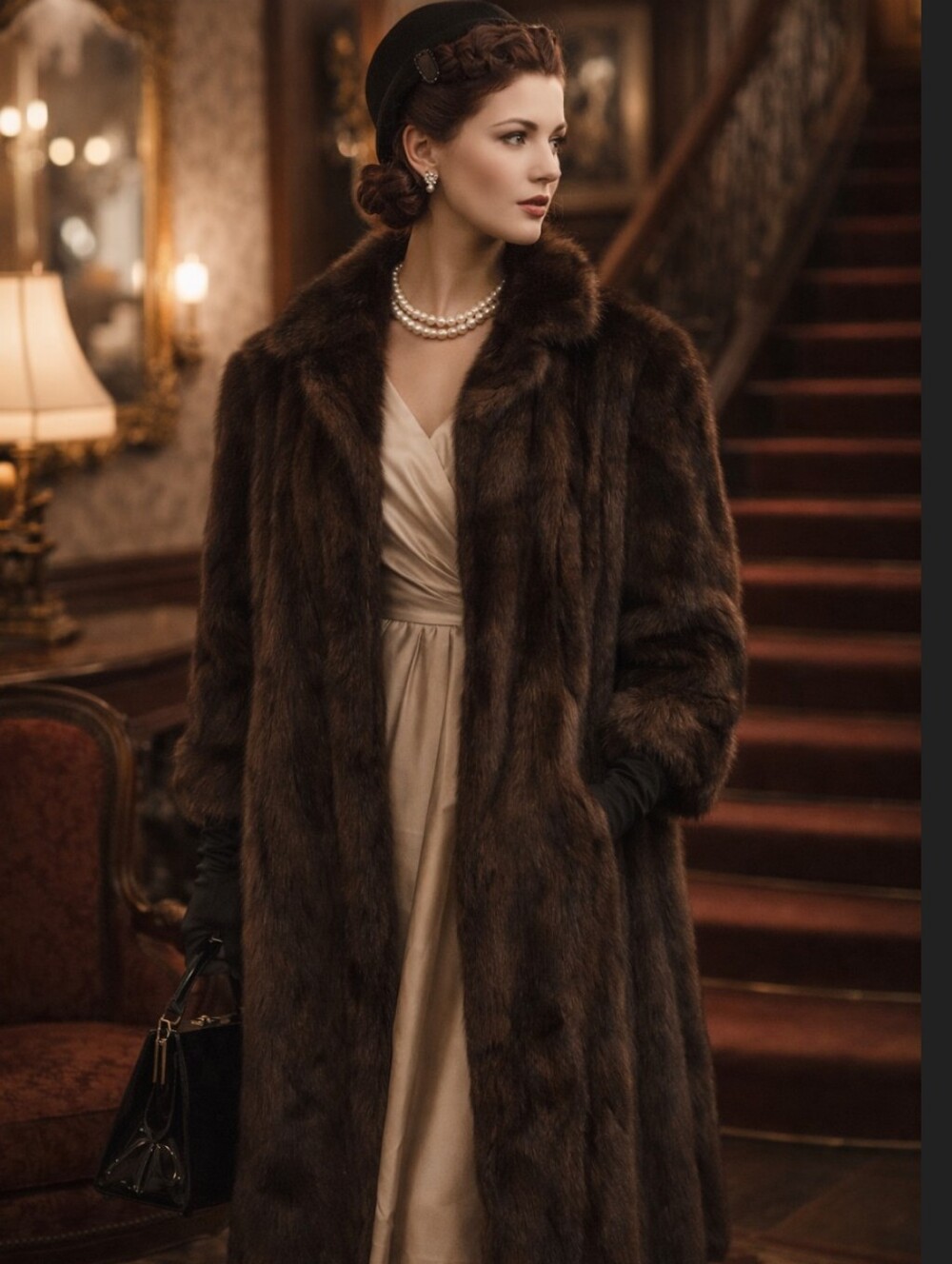 Vintage A Lafrance & Sons Furriers coat